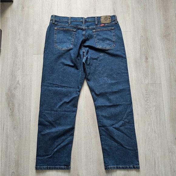 Wrangler Men’s Five Star Premium Blue Jeans Sz 38 - Picture 3 of 7